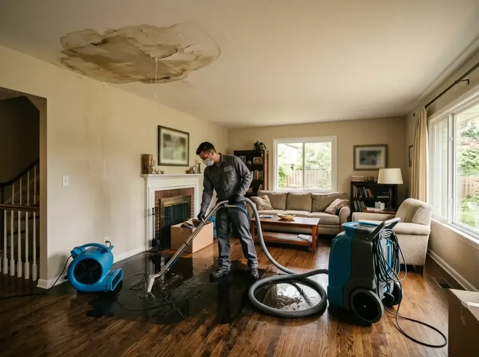 attic-pipe-burst-ceiling-drip-008 — frequently asked questions, Water Damage Restoration & Carpet Care in Lake Clarke Shores…